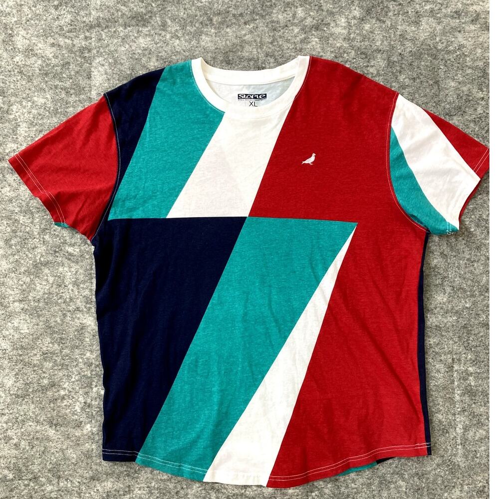 Retro T-Shirt Staple Pigeon Mens Adult XL Multi color 80s